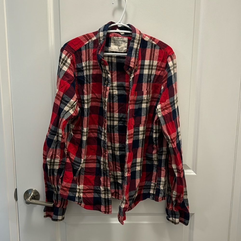 Abercrombie and Fitch Mens Plaid Button Up​